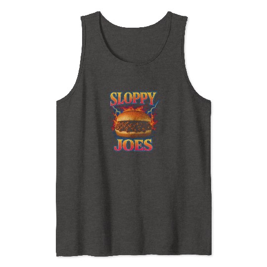 Sloppy Joes Favorite Food Funny Weird 90s Tank Tops
