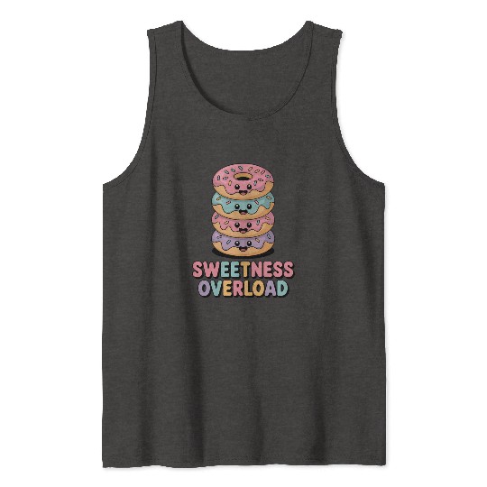 Sweetness Overload | Donut Kids Tank Tops