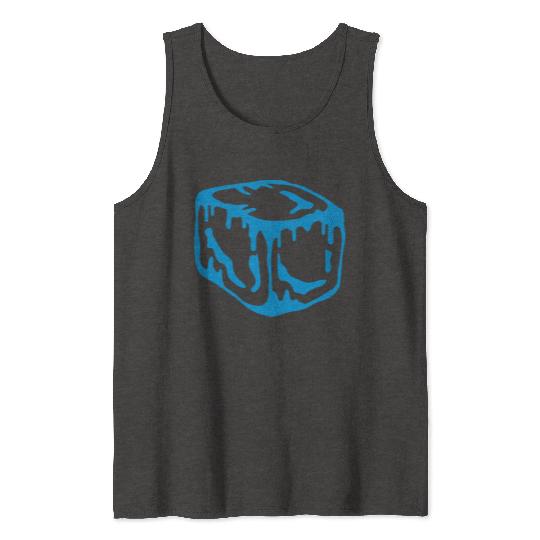 Ice Cube Design Tank Tops