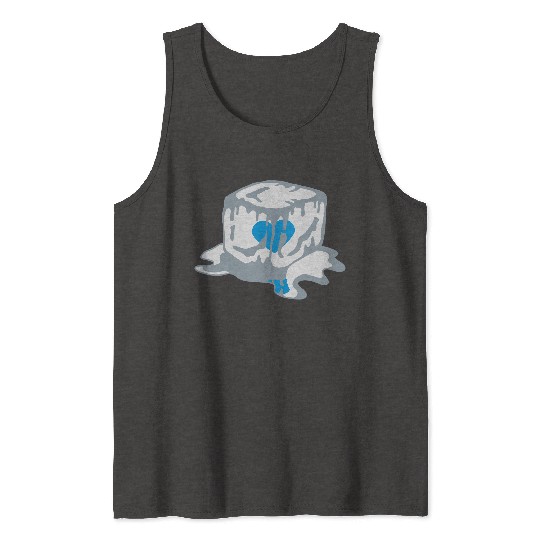 Ice Cube Heart Tank Tops