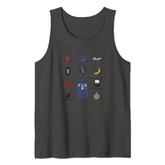 Doctor Who Items Tank Tops