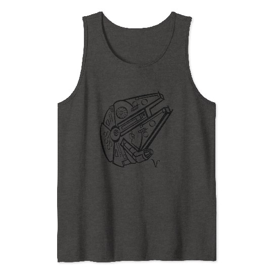 Millennium Falcon [Artist Rendering 4] Tank Tops