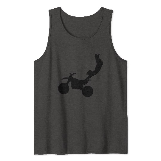 motorcycle cross freestyle moto 12 Tank Tops