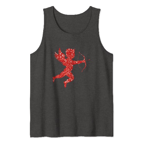 Ruby Martin74 Cupid Silhouette Tank Tops