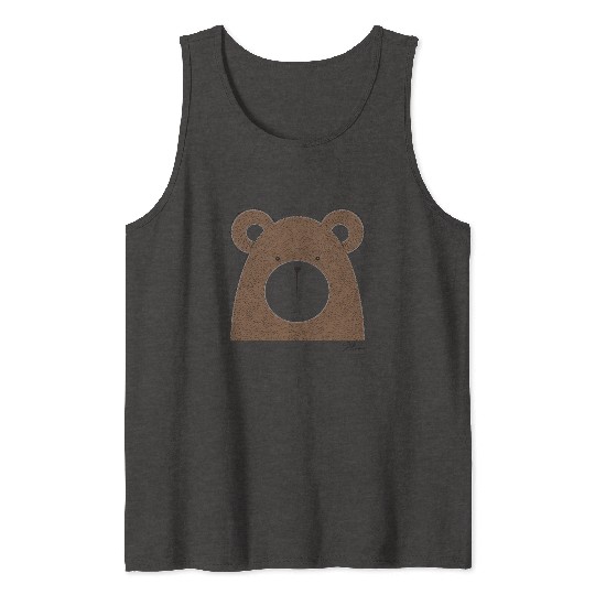 Cute Bear - by MEOW Tank Tops