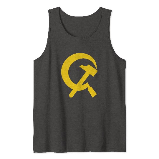 Hammer and sickle Tank Tops