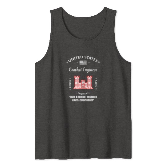 combat engineer, us army combat engineer, army com Tank Tops
