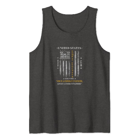 combat engineer, us army combat engineer, army com Tank Tops