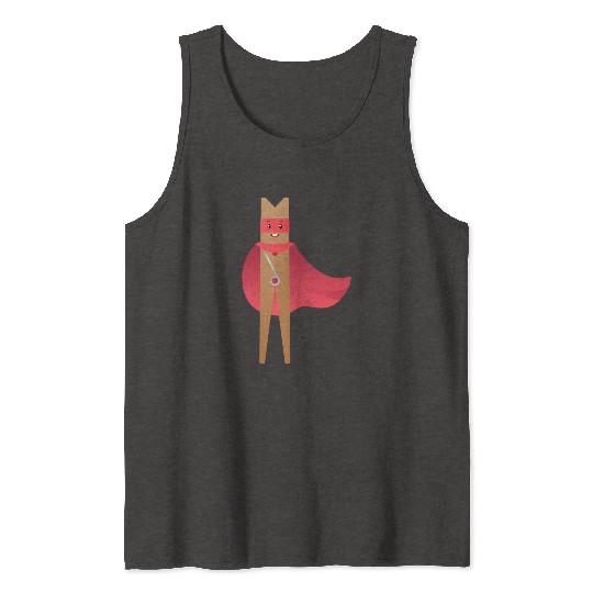 Clothes Peg Superhero Tank Tops