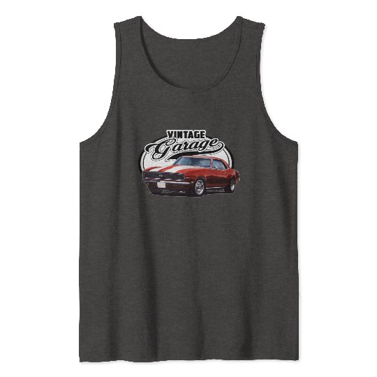 Vintage Camaro Garage Tank Tops