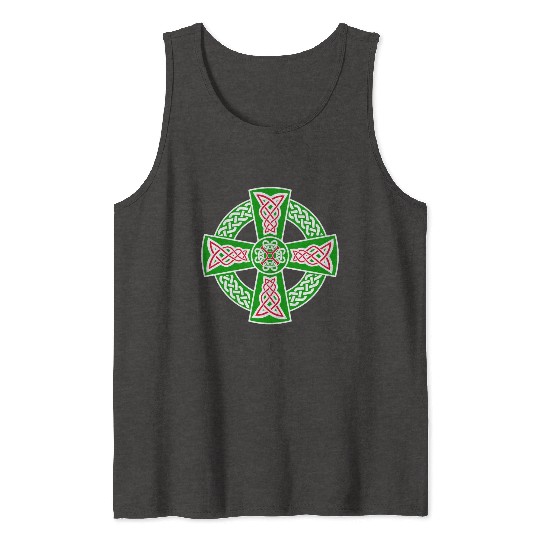 Celtic cross Tank Tops
