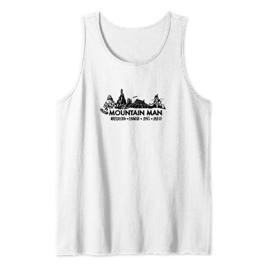 Disney mountain man Tank Tops, DISNEYLAND Tank Tops, splash mountain, space mountain , Matterhorn Tank Tops