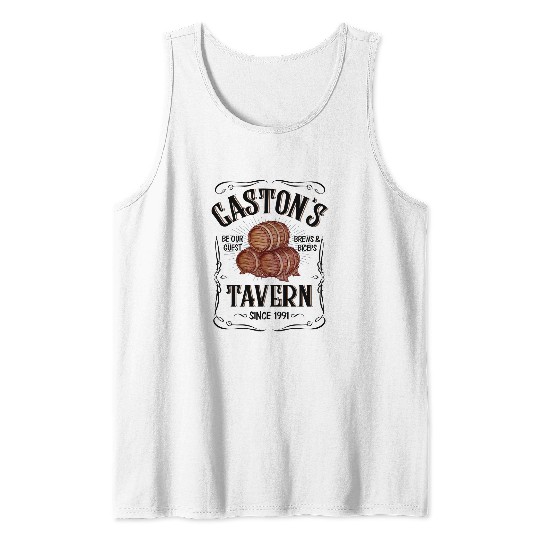 Beauty And The Beast Tank Tops, Disney Gaston's Tavern Le Pub Tank Tops, Father's Day Gift