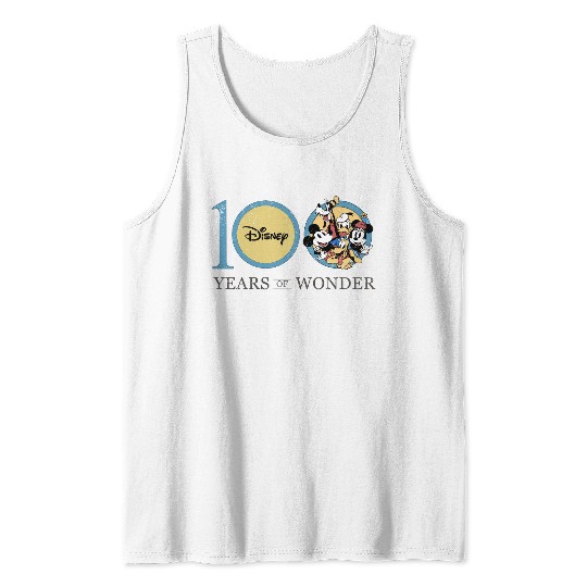 Mickey And Friends Disney 100 Years of Wonder Tank Tops 100th Anniversary Tank Tops
