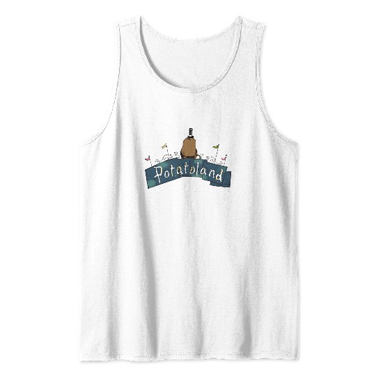 Potatoland Tank Top, Disney Women's Shirt, Magic Kingdom Shirt E0837