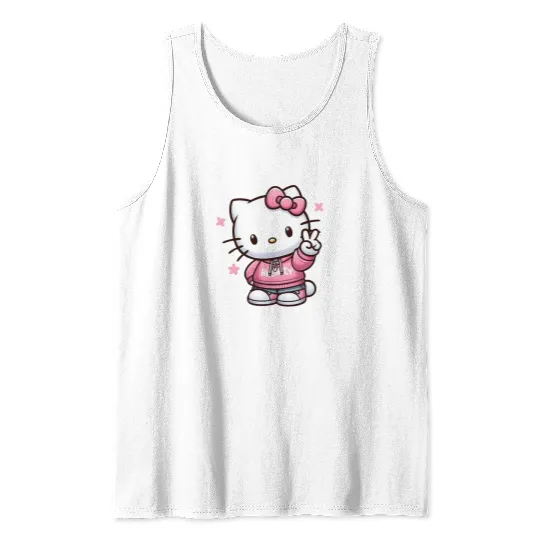 Hello Kitty , Hello Kitty, Hello Kitty , Hello Kitty ,  Disney Family Tank Tops