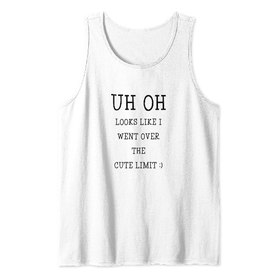 Uh Oh Cheeky Short Sleeve Tank Top