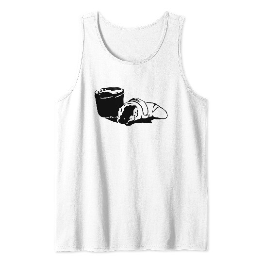 breakfast with croissant Tank Top