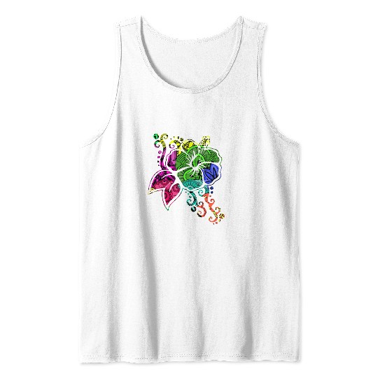 Flower Tulip Orchid Tank Top