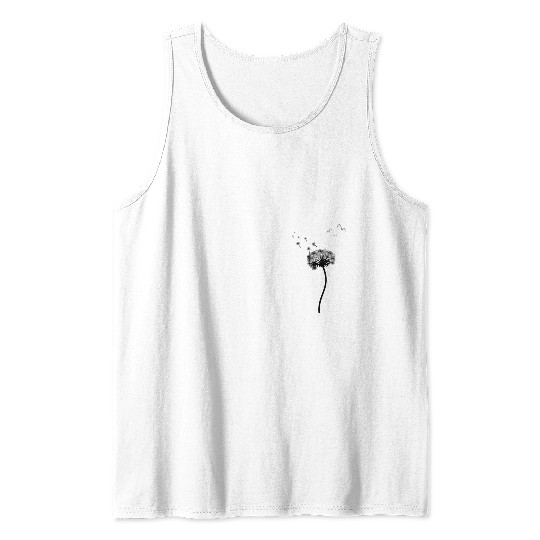 Dandelion asphalt saying Tank Top