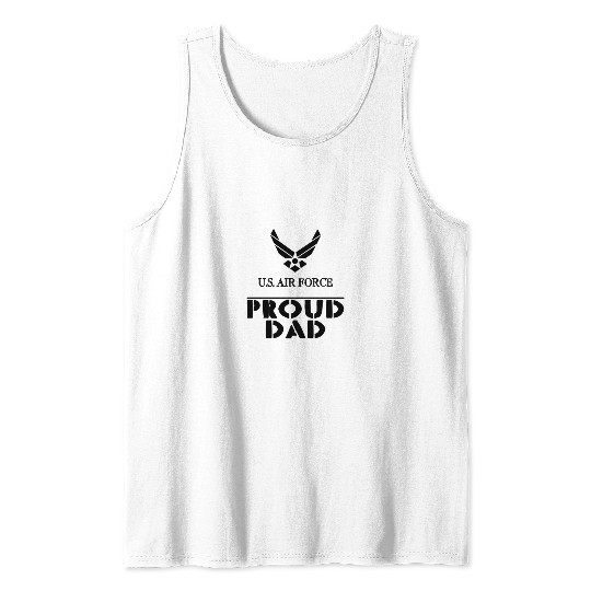 Proud Air Force Dad Tank Top