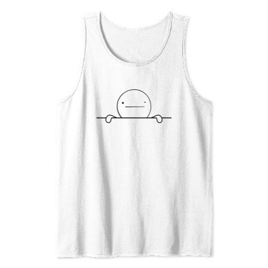 Bored man design Tank Top