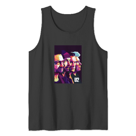 Bono and Friend U2 - U2 Fan Art - Tank Tops