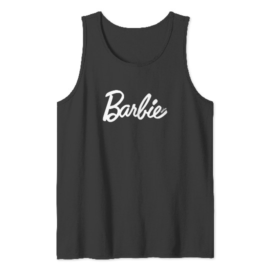 Barbie - White & Pink logo - Barbie - Tank Tops