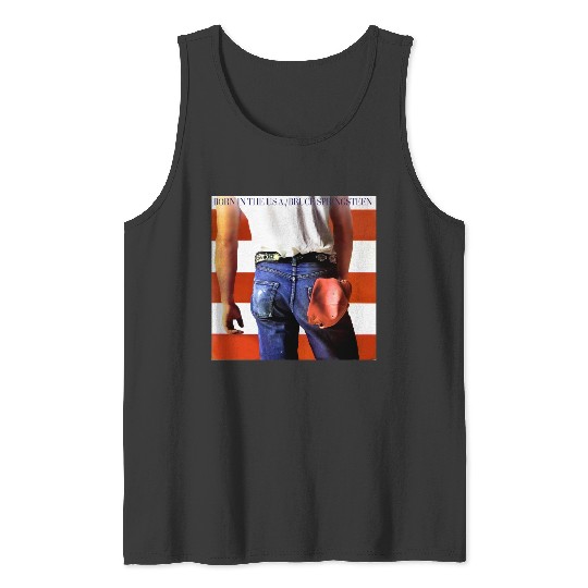 Bruce Springsteen Unisex Tank Tops: Born in the USA