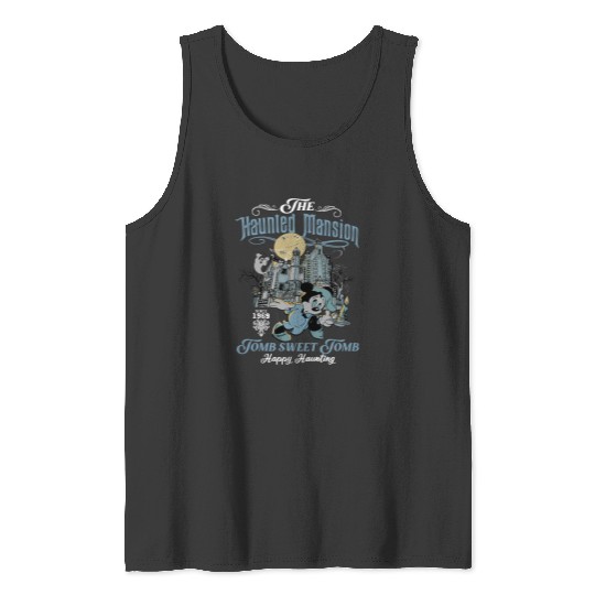 The Haunted Mansion Retro Tank Tops, Vintage Disney Ride Tank Tops
