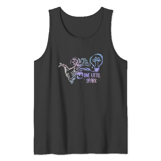 One Little Spark Figment Painting - Disney World Tank Tops- Epcot Tank Tops