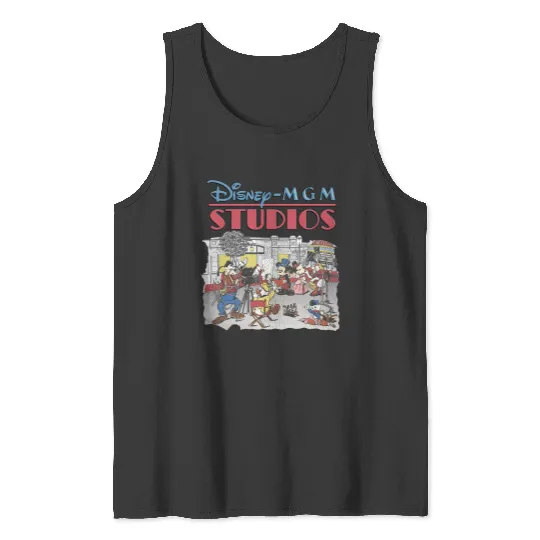 Disney Epcot Studio Tank Tops, Vintage Epcot 1982 Tank Tops, Vintage Disney Merch Tank Tops