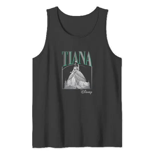 Retro Tiana 90s Tank Tops, Disney princess Tank Tops