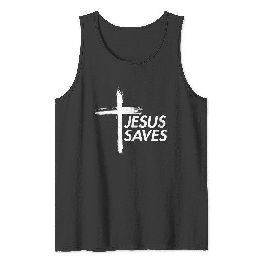 JESUS SAVES Tank Top