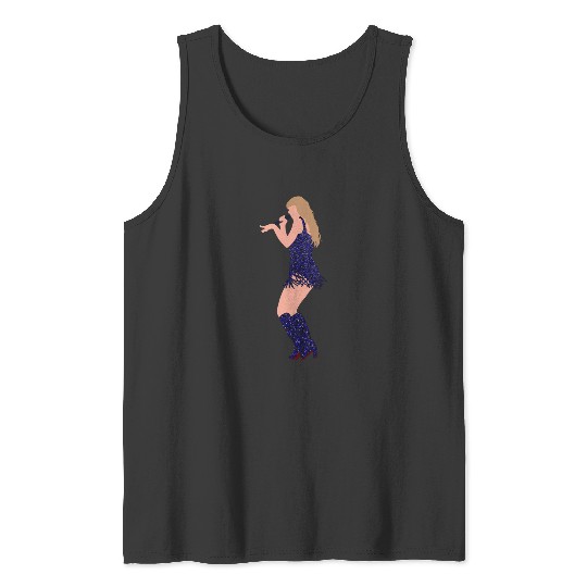 taylorswift midnights eras tour bejewled dance art Tank Tops