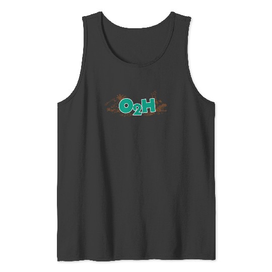 Back Side of Water Tank Tops O2H Jungle Cruise Disneyland Tank Tops Unisex