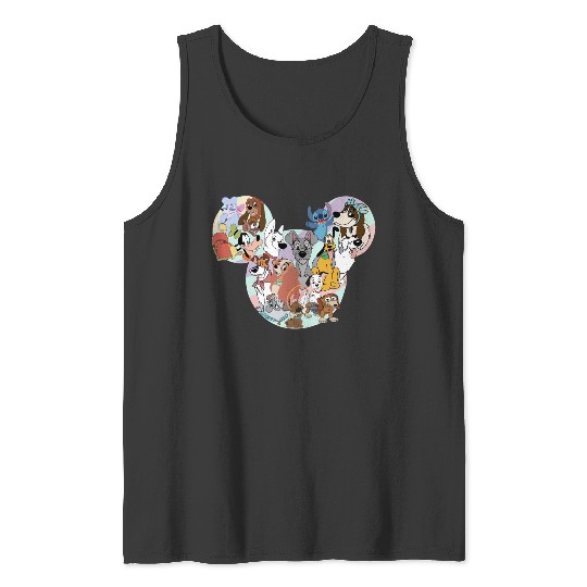 Disney Dogs Tank Tops, Mickey Mouse and dogs Tank Tops, Magic Kingdom Tank Tops