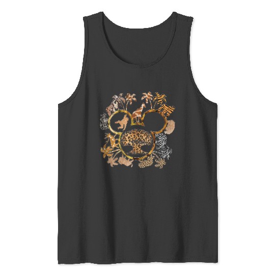 Mickey Animal Kingdom Family Tank Tops, Disney Leopard Tank Tops, Family Vacation 2023 Tank Tops