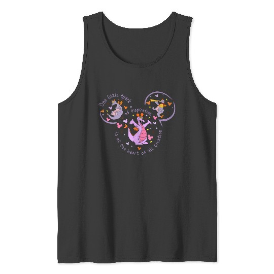 Figment Inspiration Tank Tops, Disney Figment Tank Tops, Purple Dragon Tank Tops, Disney Trip Tank Tops