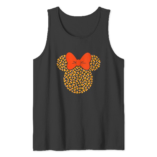 Discover Disney Minnie Mouse Candy Corn Halloween VNeck Tank Tops