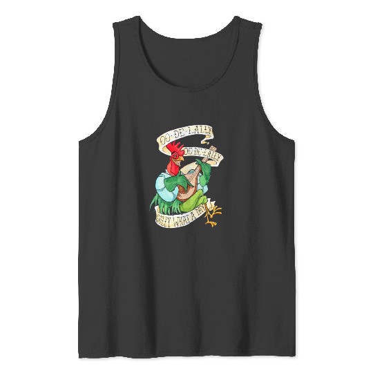 Disney Robin Hood Funny Alan A Dale Rooster OO De Lally Tank Tops, Magic Kingdom WDW Tank Tops