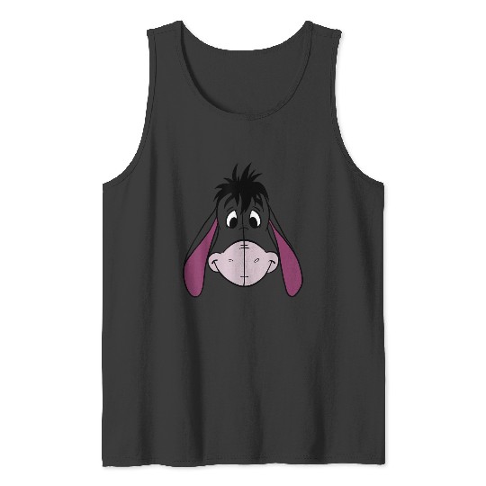 Discover Disney Winnie The Pooh Eeyore Large Face Tank Tops