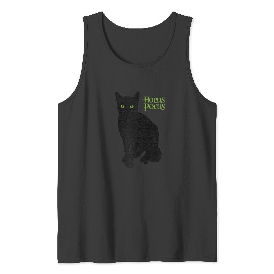 Disney Hocus Pocus Thakery Binx Halloween Raglan Tank Tops