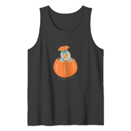 Disney Winnie the Pooh Eeyore in Pumpkin Hallowe Tank Tops