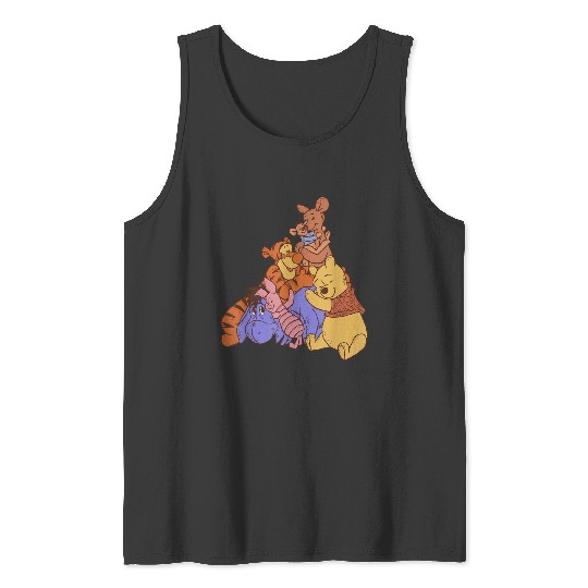 Disney Winnie the Pooh Hundred Acre Kanga Roo Gr Tank Tops