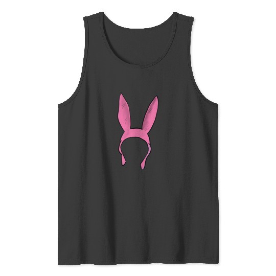 Pink Bunny Hat  Bobs Burgers Inspired   HeckinFarOut Tank Tops