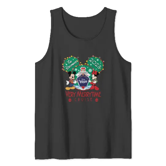 Discover Disney Very Merrytime Cruise Tank Tops