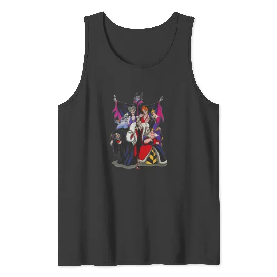 Disney Villains Women Evil Squad Tank Tops