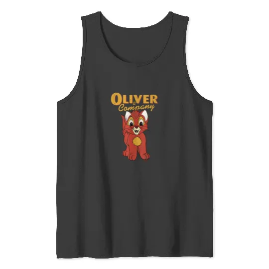Disney Oliver & Company Movie Portrait Tank Tops