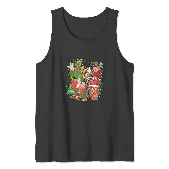 Retro 90s Disney Goofy Movie Tank Tops, Goofy Movie Characters Tank Tops, Max Goofy, Roxanne, Powerline, Disneyland Christmas Tank Tops
